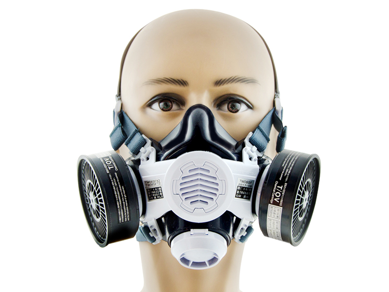 SHIGEMATSU重松制作所TW08SF防尘防毒防烟面具面罩电焊喷漆甲醛(图4)